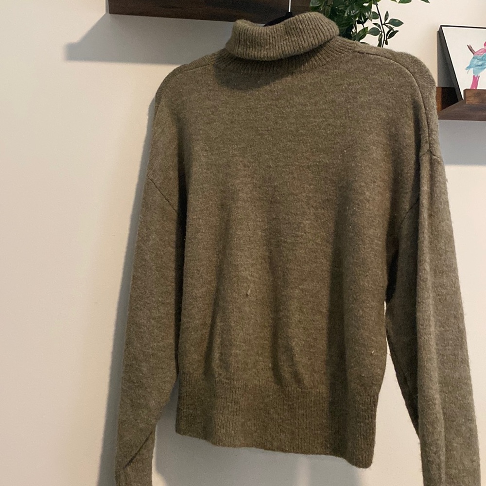 H&M Turtleneck Sweater Sage